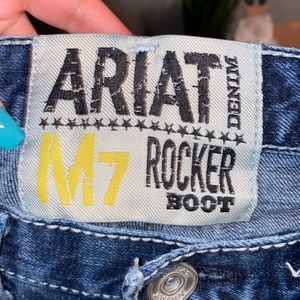 Ariat Denim M7 Rocker Boot